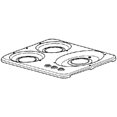 thumbnail image 1 of Dometic Stove Top 57115 Replacement For Wedgewood DV30 Drop In Cooktop; 3 Burner; White, 1 of 1