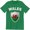 Green, variant on Wales Nation Flag Welsh Football Gift Men's T-Shirt
