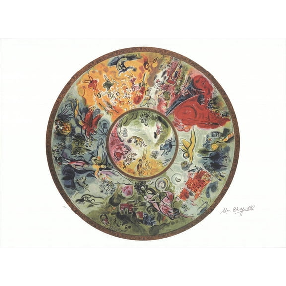 MARC CHAGALL Paris Opera Ceiling, 1995
