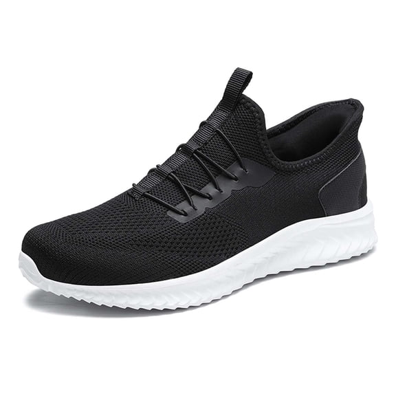Mens Running Shoes Tennis Shoes Walking Gym Sneakers Lightweight Non Mesh Casual Workout Sneakers
