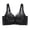 Black, variant on Wireless Bras for Women Decorative Trim Elegant Look Cool Comfort for Secure Hold without Bulk Minimal Lounge Essential Office To Weekend Wear Seamless Smooth Look Summer Black 38