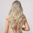 thumbnail image 2 of Peluca rubia para mujer Pelucas delanteras de encaje rubias onduladas largas y rizadas Peluca rubia marrón, 2 of 5