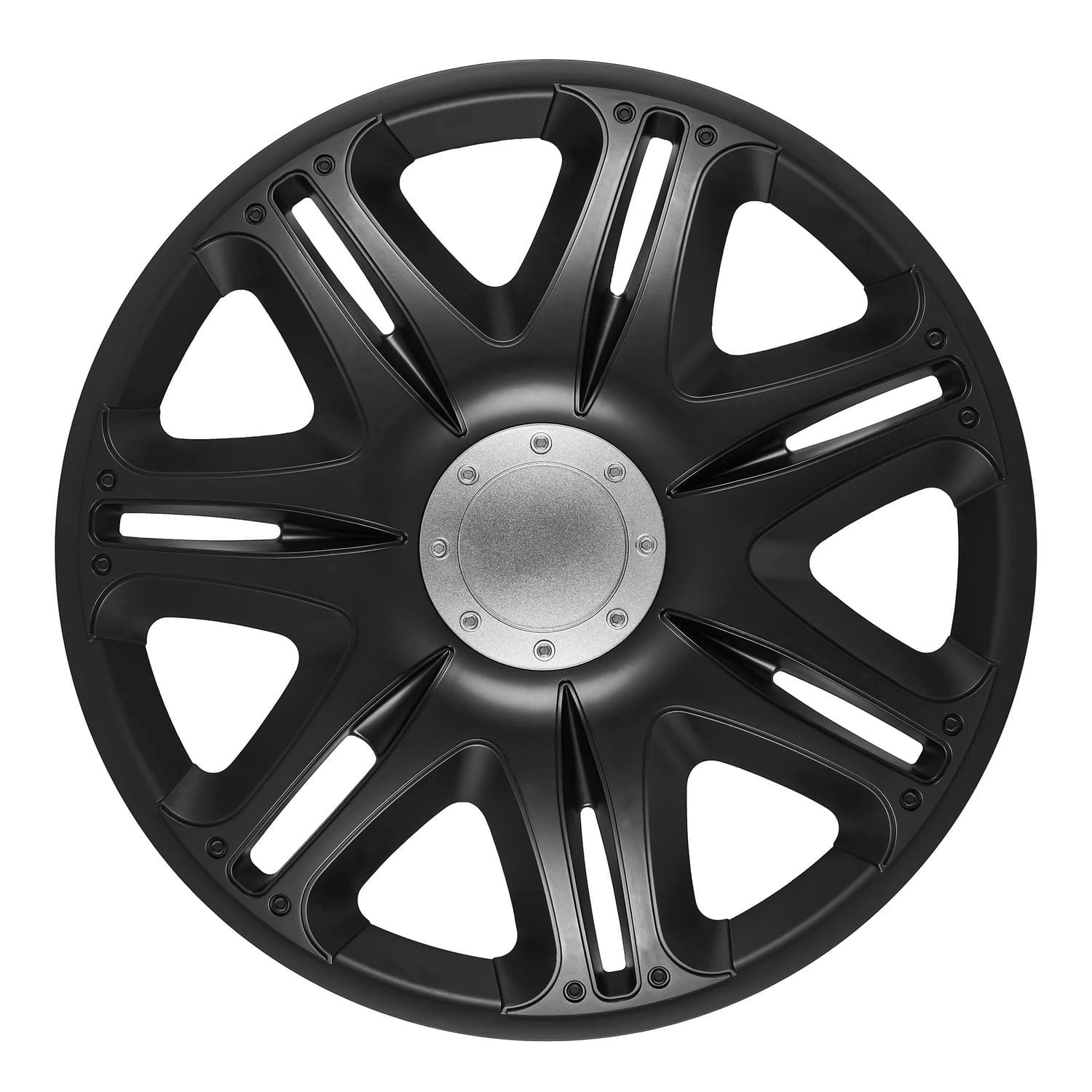 16" Velociti Wheel Covers, Black, set of 4