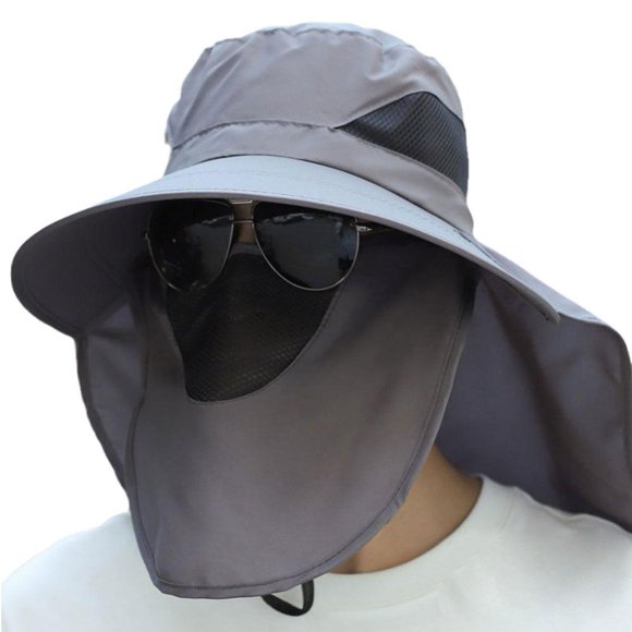 Wide Brim Sun Hat UV Protection Bucket Cap For Hiking Camping V2G2 ☆с I0W6