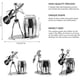 thumbnail image 2 of Portalápices para guitarra, lápiz de metal con forma de músico creativo, 2 of 5