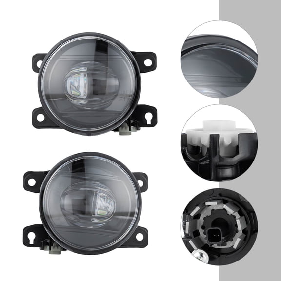 Miumaeov Pair Front LED Fog Lights Left & Right Fog Lamps with Wire Harness For 2022-2023 Honda Civic