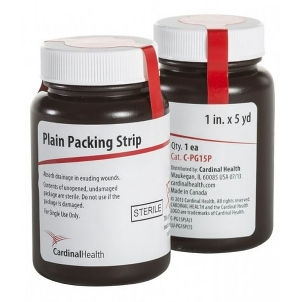 Sterile Plain Packing Strip 1'' x 5 yds