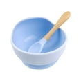 thumbnail image 1 of Special Bowl For Children To Learn To Eat Certificated Baby Silicone Bowl Dessert Feeding Plate Silicone Suction Bowl For Baby Tableware Set With Spoon…, 1 of 9