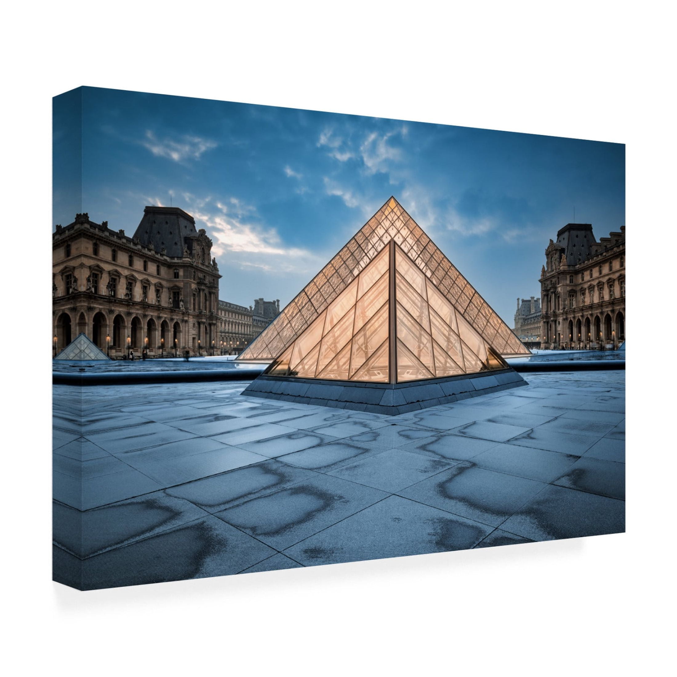 Trademark Fine Art Amir Ehrlich Triangle of light Canvas Wall Art