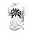 thumbnail image 2 of LWavelet Shirts for Men Graphic Tees Casual Short Sleeve Crew Neck T-Shirt Halloween Outdoor Athletic Workout Tees, 2 of 4