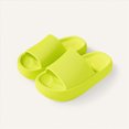 thumbnail image 2 of CAUYDY Cloud Slides for Kids Boys Girls Shower Bathroom Slippers Slip on Sandals Non-Slip Open Toe Pillow Slippers-Quick Drying Summer Beach Pool Shoes(L101-Green,2.5), 2 of 9