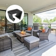 thumbnail image 5 of Outdoor Furniture Clips, 8 Pack Patio Sofa Clips Rattan Furniture Clamps, 43mm(1.69"), 5 of 5