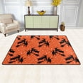 thumbnail image 2 of SKYSONIC 36x24in Halloween Witches Cat Area Rug, Cute Non-Slip Floor Carpet for Indoor Living Dining Room Bedroom, 2 of 7
