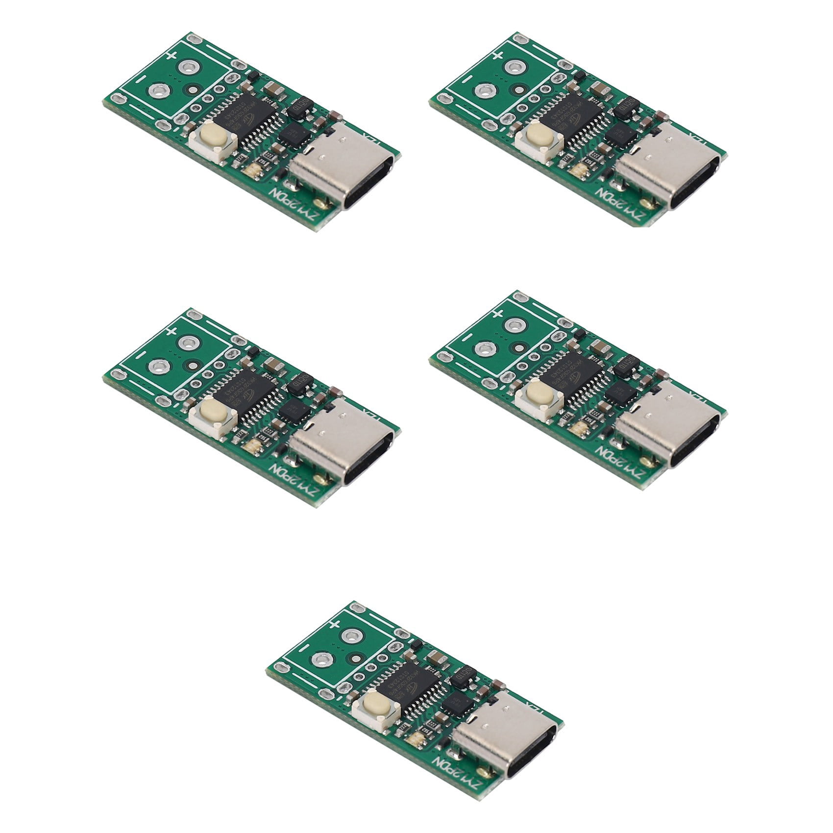 2-Pack Type-C Fast Charge Trigger Module | PD2.0/PD3.0 QC AFC Support | 5V-20V Voltage Selector | Dip Switch Adjustable 1 thumbnail image