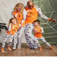 2024 New Halloween Family Pajamas Fashion Grimace Pattern Family