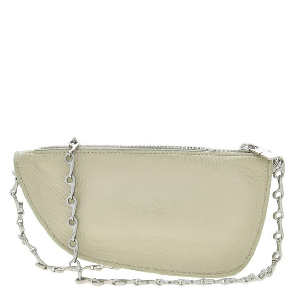 Burberry Women's Micro Sling Shield Crossbody - Leather - Beige Neutrals