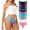 Multicolor, variant on Sunm Boutique Cotton Underwear for Women Thongs Underwear Bikini Panties Multicolor 16 Pack