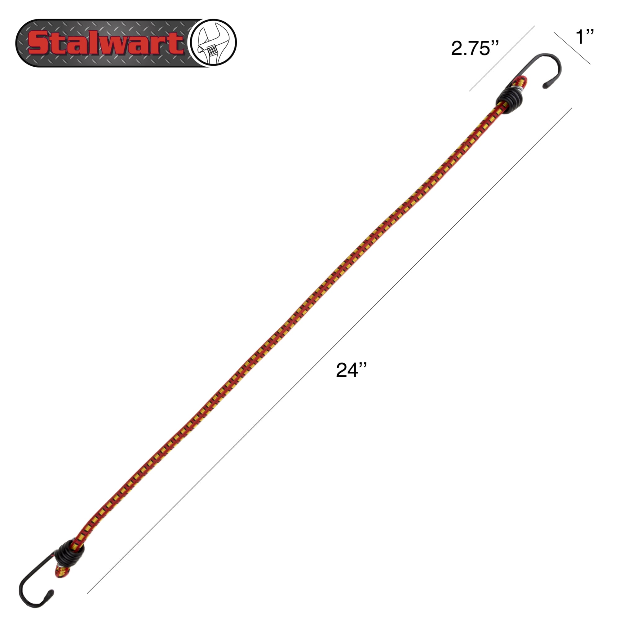 24" Bungee Cords - 10 Pack by Stalwart