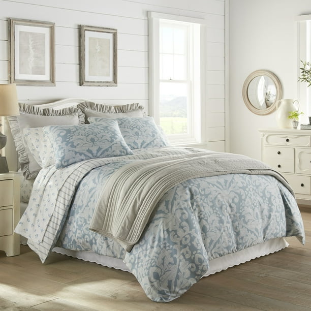 Stone Cottage Camden Blue Duvet Cover Set, Full/Queen