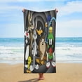thumbnail image 3 of Looney Tunes Cartoons Microfiber Beach Towel, Oversized Sand Free Travel Towels Quick Dry Swimming Towel, Lightweight Camping Towel Super Absorbent Pool Towel, 3 of 8
