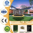 thumbnail image 2 of Shengchao Trade 12FT Round Backyard Trampoline with Safety Enclosure Net and T-Hook, 2 of 13
