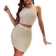 thumbnail image 1 of SAYOO Traje de verano de dos piezas para mujeres, chaleco de costura + vestido de cintura alta SAYOO  moda, 1 of 6