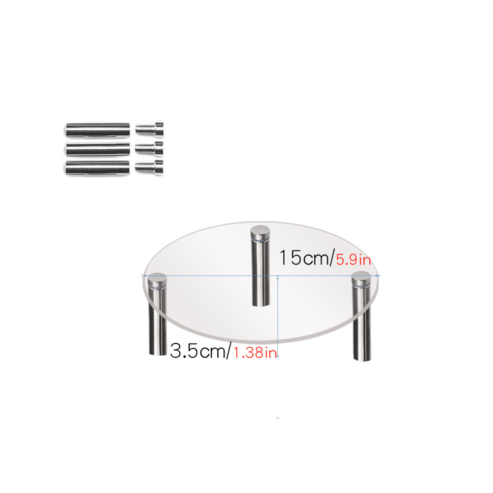 Goodhd Acrylic Cake Stand Cake Holder Plate Cupcake Stand Dessert Table