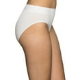 thumbnail image 4 of Vanity Fair Lingerie Women's No Pinch No Show Seamless Hi-Cut Underwear, 3-Pack, 4 of 6