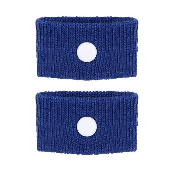 XIRQI 1 Pair Anti Nausea Wristbands Motion Sickness Wristbands for Travel Plane Bus (Blue)