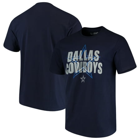 Dallas Cowboys Wine - Men's Navy Dallas Cowboys Dimensional T-Shirt