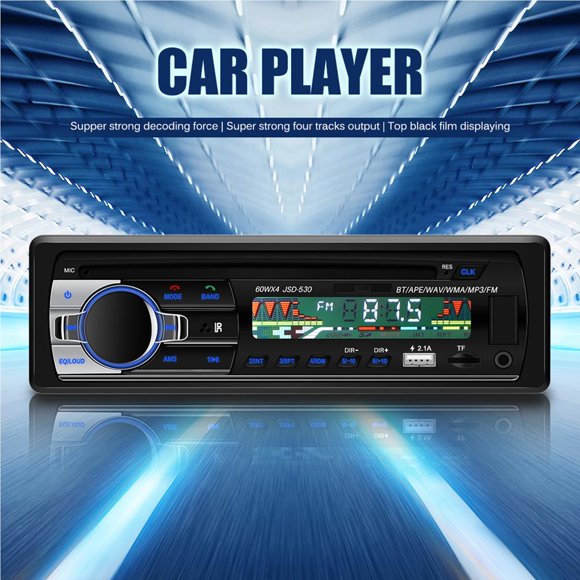 Reproductor De Coche Reproductor De Radio Bluetooth 12V Lcd Reproductor Multimedia Para Coche Yuarrent VI006567-00