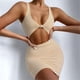 thumbnail image 5 of Gibobby Vestido de fiesta para mujer elegante Sexy sólido transpirable ahueca hacia fuera bajo impacto deporte espalda verano entrenamiento mujer sujetador(Negro,G), 5 of 5