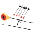 thumbnail image 2 of Yellow Mini Ice Fishing Rod, Wear Resistant Winter Outdoor Ice Fishing Rod Durable Fishing Tool  For Rivers S, 2 of 8