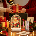 thumbnail image 6 of KRONDO Christmas Diaamond-Art Night Light, 3D Pear-l Painting Kit with Warm LED Base for Beginners, 6 of 9