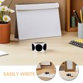 thumbnail image 3 of TABLZONE Black Circle Sticker Labels for Storage Bins Writable PVC Self Adhesive for Kitchen Office Pantry, 3 of 8