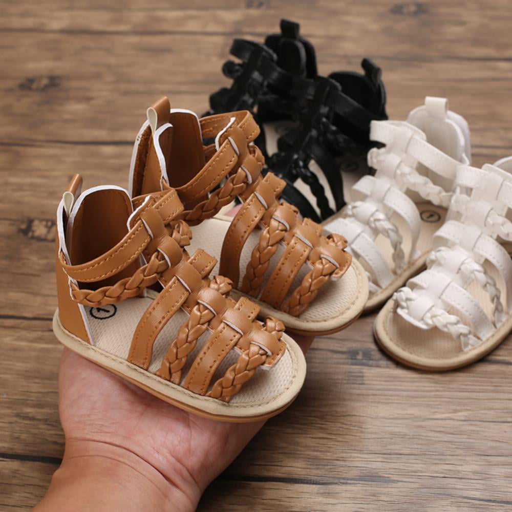 Girls Fashionable Roman Sandals, Non-slip Open Toe Sandals For Toddlers,  Summer - Temu