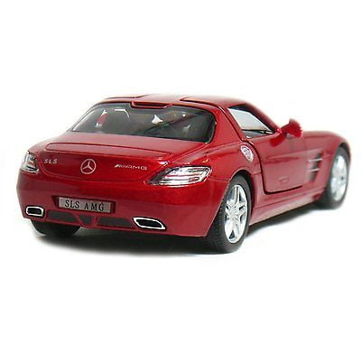 5' Kinsmart Mercedes Benz SLS AMG Diecast Model Toy Car 1:36 Red