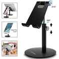 thumbnail image 1 of Soporte ajustable para tableta/teléfono, soporte telescópico ajustable para iPad, soporte universal de aluminio multiángulo compatible con teléfono celular/tableta/iPad inteligente iPhone (4-13, 1 of 6