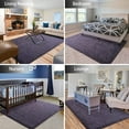 thumbnail image 5 of Homore Cute Fluffy Carpet Soft Washable Area Rugs for Bedroom/ Living Room Decoration, 4' x 5.9' , Gray Purple, 5 of 8