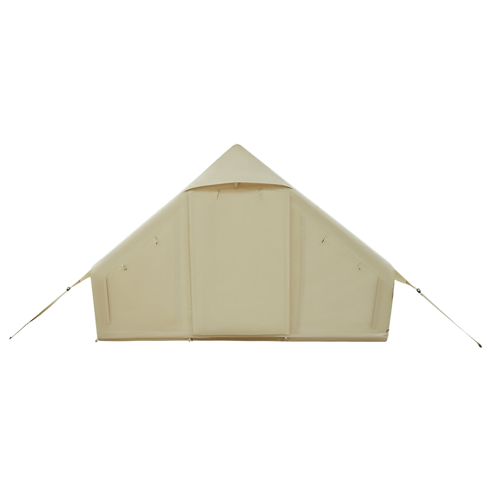 ToppiJoy Outdoor Portable Inflatable Camping Tent for 3-4 Persons Glamping Tents Easy Set up Waterproof Beige Canvas for Outdoor Camping