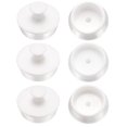 thumbnail image 1 of 6Pcs Tapón de desagüe, Tapón de bañera de silicona de 3 tamaños con mango para lavandería, tapa de lavabo, 1 of 5