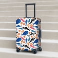 thumbnail image 2 of Lsque Cute Sea Animals Printed Luggage Cover, Travel Luggage Protector,Scratch and Dirt Resistant, Fits 18-32 Inch Luggage -, 2 of 9