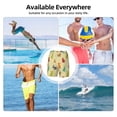 thumbnail image 6 of Goofa Colorful Rabbit Printed Men's Swim Trunks Board Shorts Quick Dry Mens Swimming Trunks with Compression Liner,Breathable Fit Hawaii Beach Shorts-3X-Large, 6 of 9