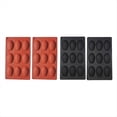 thumbnail image 1 of Molde de Silicona para Magdalenas de 9 Cavidades, 4 Unidades, Antiadherente, para Hornear Galletas de Magdalenas, 1 of 5