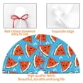 thumbnail image 4 of Picia Cartoon Watermelon Print Christmas Tree Skirt , Christmas Tree Skirt Ornaments for Merry Christmas Holiday Party Decorations Indoor Outdoor-48", 4 of 7