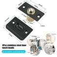 thumbnail image 4 of YAOMOBB Attrape-Porte Rotatif Double Réglable en Acier Inoxydable pour Porte de Placard 4 Pcs, 4 of 7