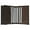 Brown, variant on RFID Security Block Safe Leather Credit Card ID Business Card Center Flap Wallet RFID 74 (C)