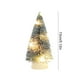 thumbnail image 3 of Mini árbol de Navidad con luces LED | Decoración de escritorio plateada con nieve | Decoración navideña de 15 cm para el hogar, la oficina y para celebraciones, 3 of 5