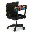thumbnail image 3 of Arrow Adjustable Height Swivel Sewing and Craft Chair, Multiple Fabric, 3 of 5