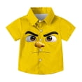 thumbnail image 3 of Amidoa Crewneck Boys Short Sleeve Graphic T-Shirts Summer Casual Cute&nbsp; Tee for Kids Yellow,14 Years, 3 of 8